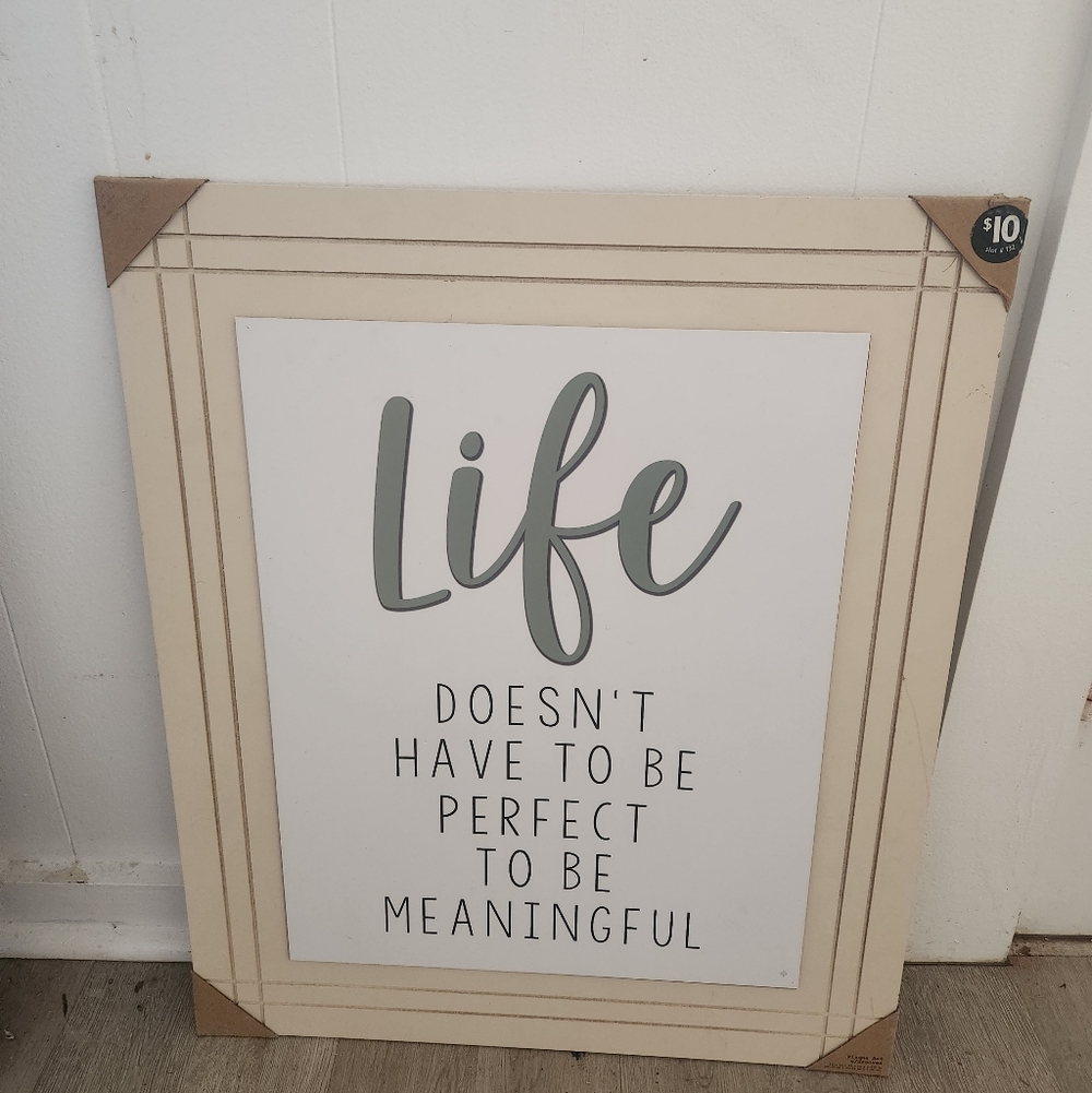 Inspirational Wall Art with Quote